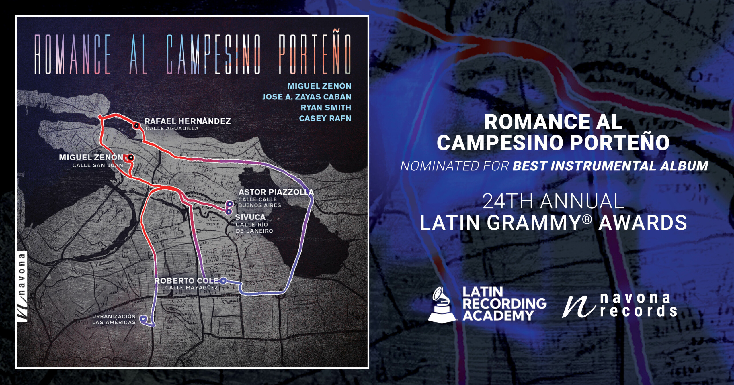 The Latin Recording Academy® announces 24th Annual Latin GRAMMY Awards®  nominees