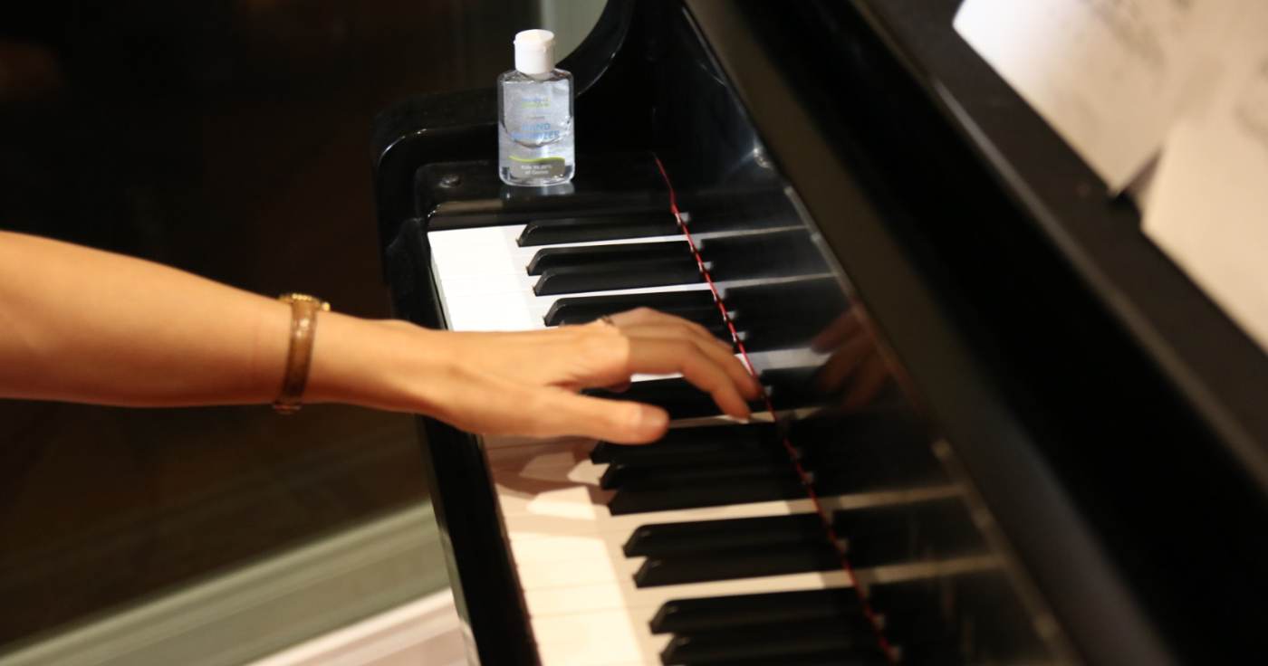 piano hand sanitizer