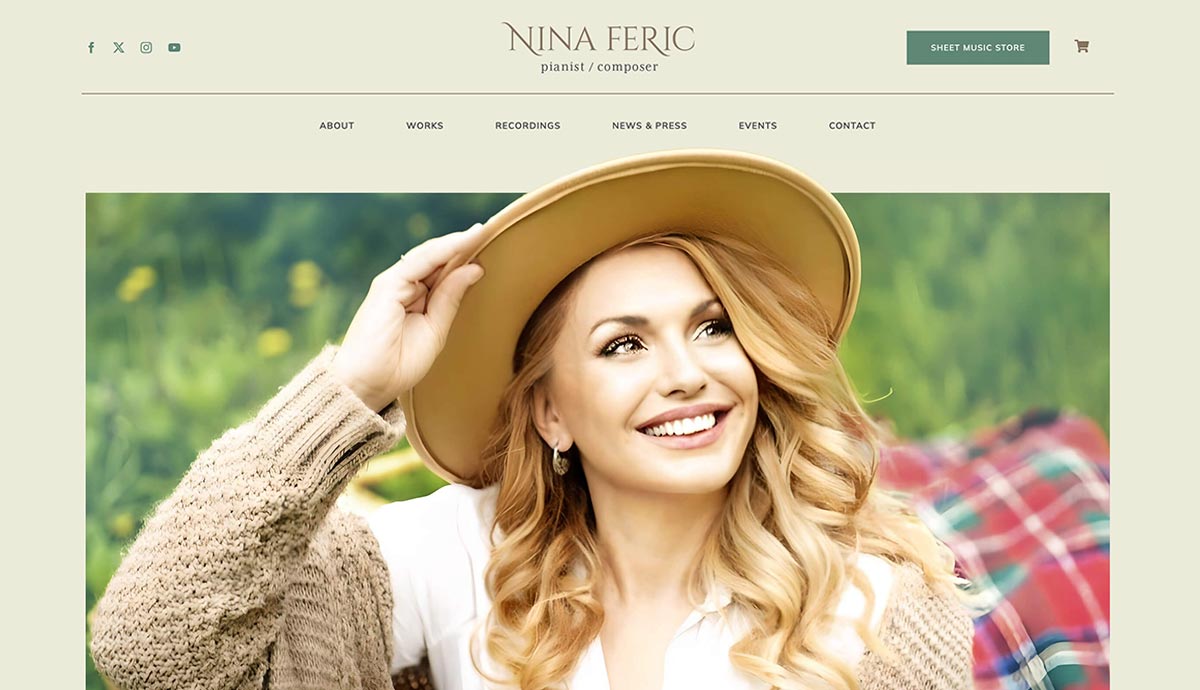 Nina Feric website