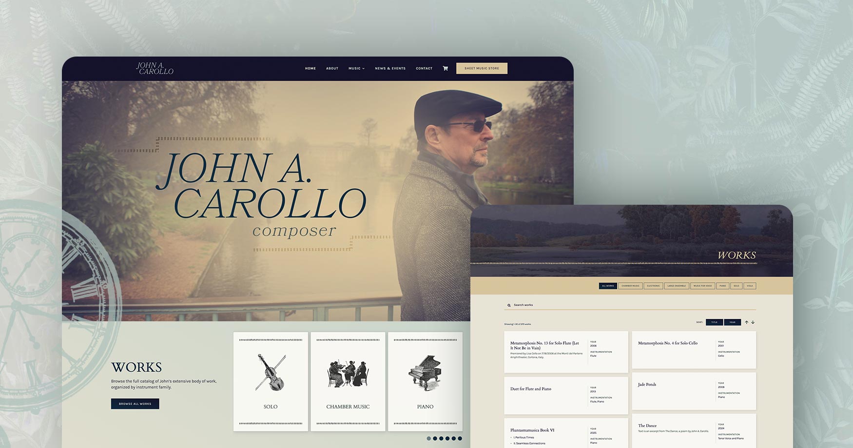John A. Carollo - website